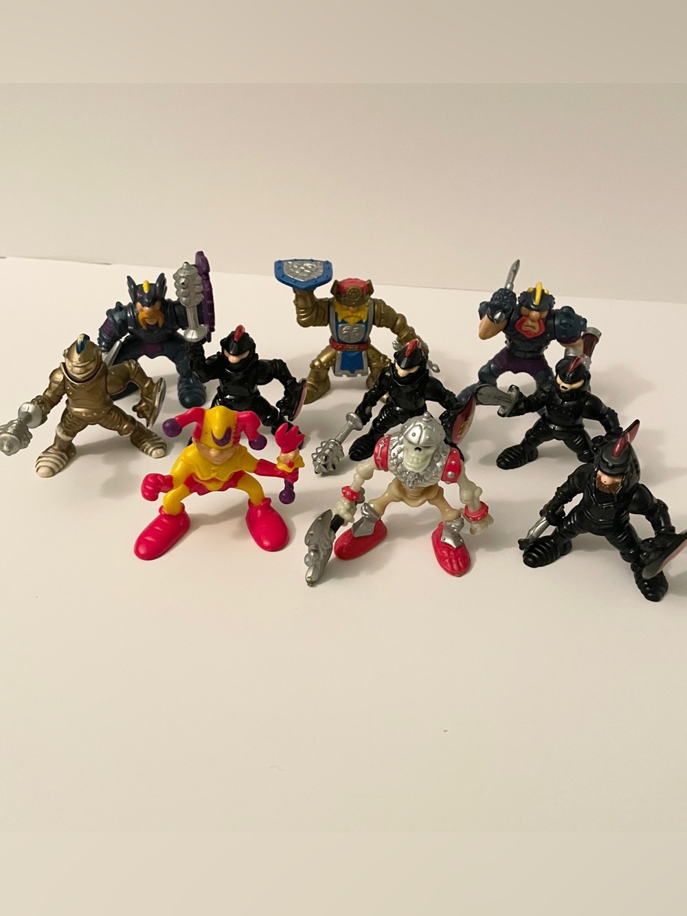 Vtg Fisher-Price Great Adventures Castle Knights & Skeletons Action Figure x10